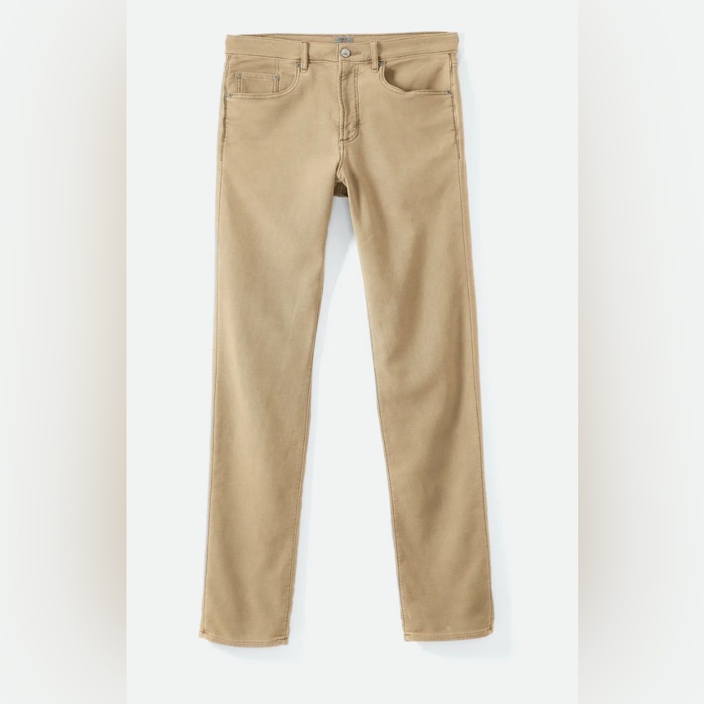Faherty Stretch Terry 5 Pocket. Size 31. Color: Sand